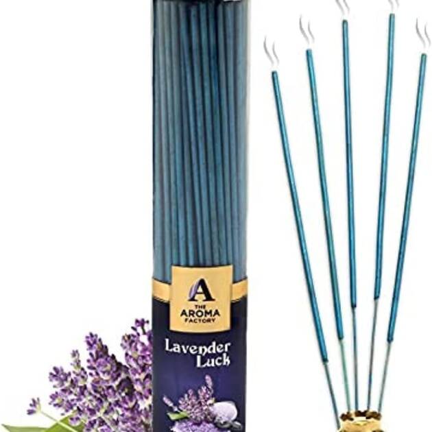The Aroma Factory Lavender Agarbatti for Pooja, Luxury Incense Sticks